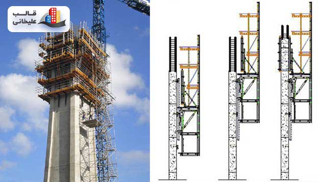 مزایا و محدودیتهای استفاده از قالب بتن بالا رونده
