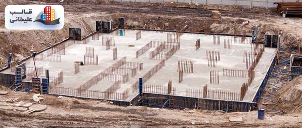 قالب بندی فوندانسیون به صورت ترکیبی 