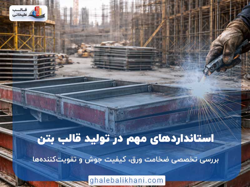 استانداردهای مهم تولید قالب بتن