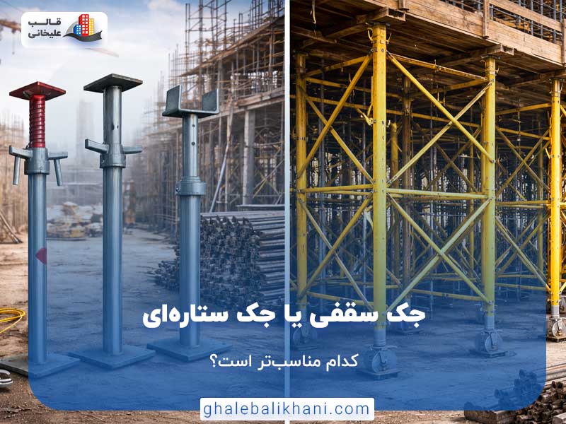 تفاوت جک سقفی و جک ستاره ای